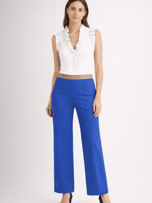 Pantalón punto de seda tinta WALTRON