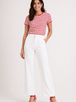 Pantalón vaquero chino blanco WALTRON