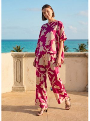 Blusa estampada flor grande LOLA CASADEMUNT