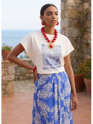 Camiseta estampado posicional boho LOLA CASADEMUNT
