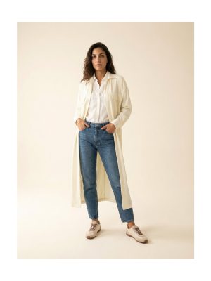 Chaqueta larga solapa WNT Collection