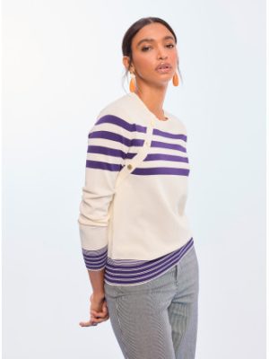 Jersey marinero con botones laterales LOLA CASADEMUNT