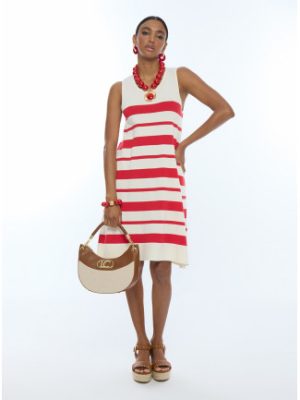 Vestido de punto bicolor LOLA CASADEMUNT