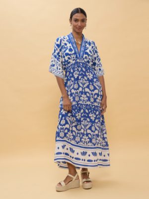Vestido manga larga estampado geométrico LOLA CASADEMUNT