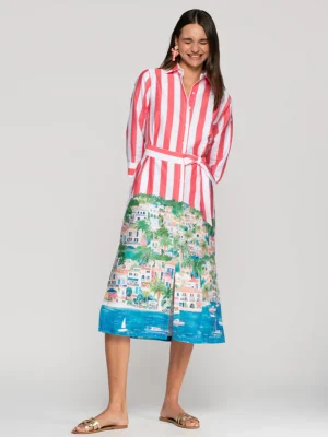 Vestido camisero rayas Puerto Banus VILAGALLO