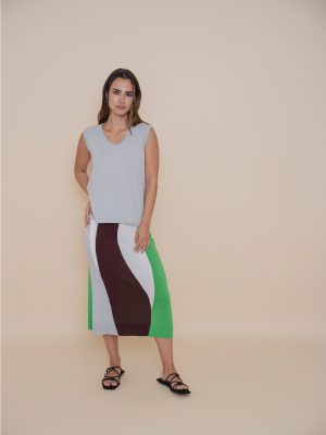 Top sin mangas lurex WNT collection