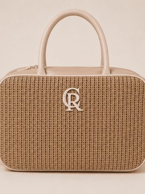 Bolso tipo maletín camel CARAMELO