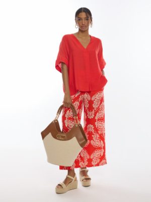Culotte fluido estampado paisley LOLA CASADEMUNT