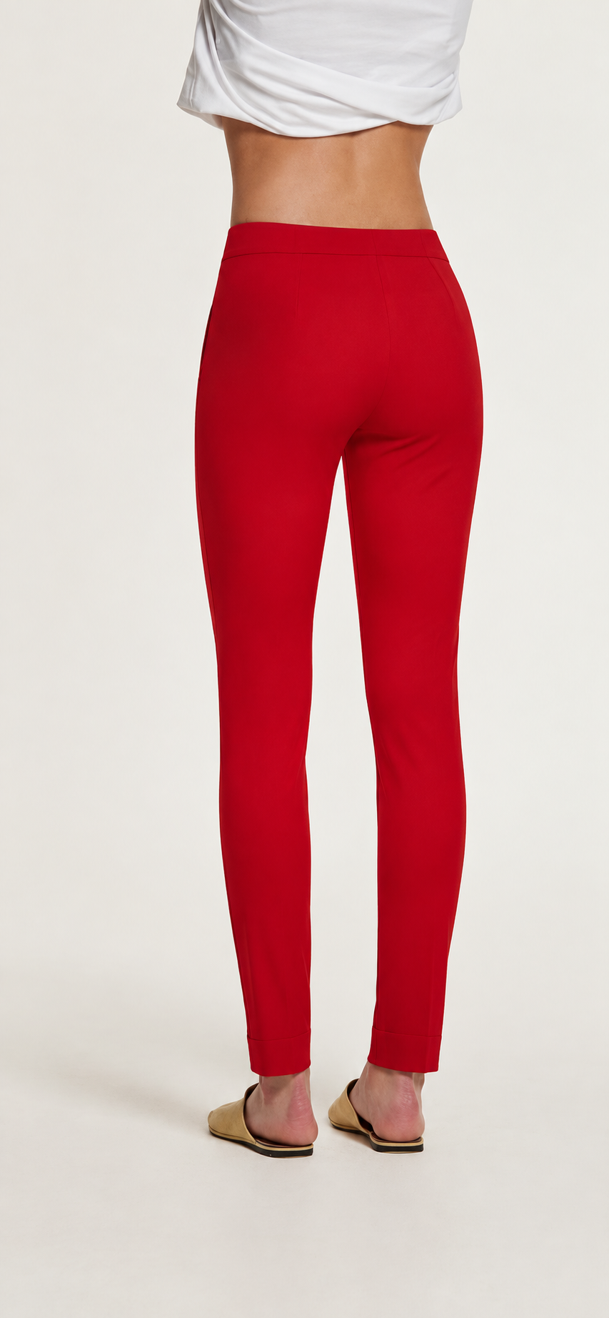 Pantalón Zass Algodon Stretch rojo OKY COKY