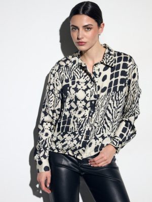 Camisa Ronalda Negro TINTA Y BARILOCHE