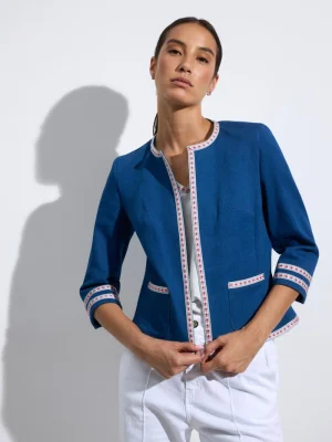 Chaqueta Alaina Azul TINTA Y BARILOCHE
