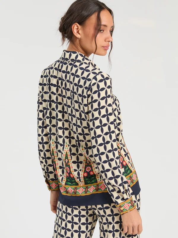 Camisa geométrico folk VILAGALLO