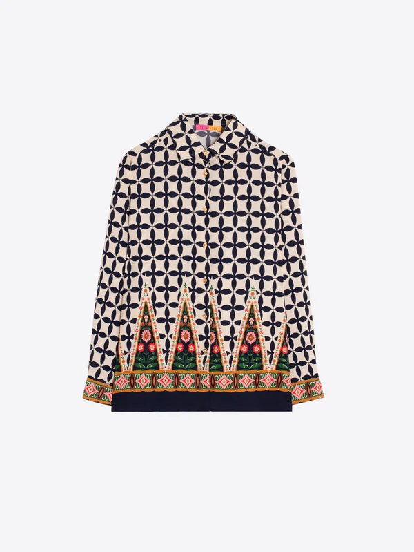 Camisa geométrico folk VILAGALLO