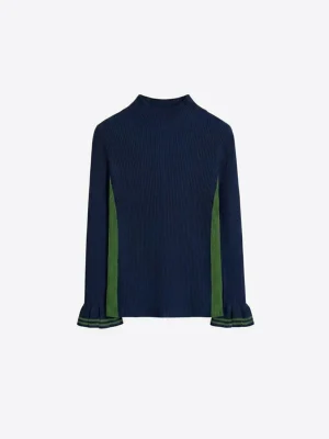Jersey canale marino y verde volante VILAGALLO