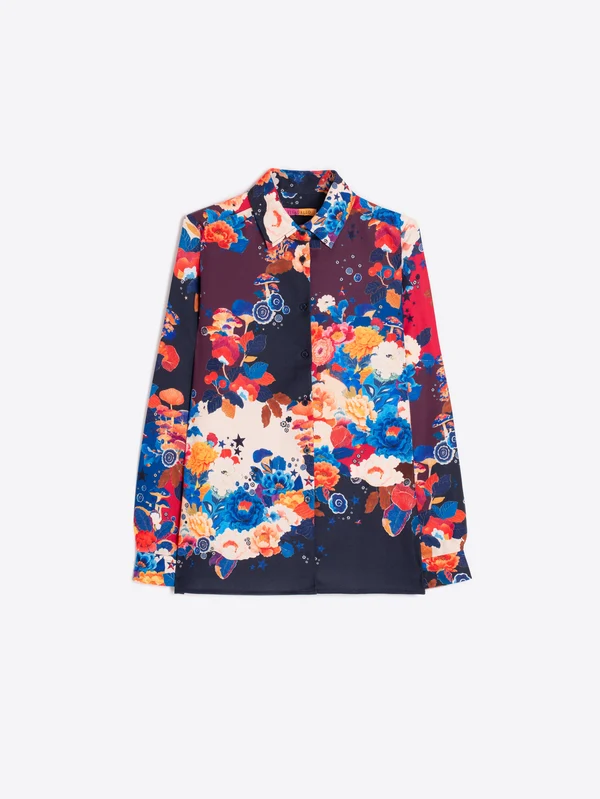 Camisa flores y setas VILAGALLO