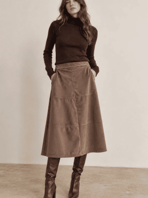 Falda Baisha Marrón PISONERO