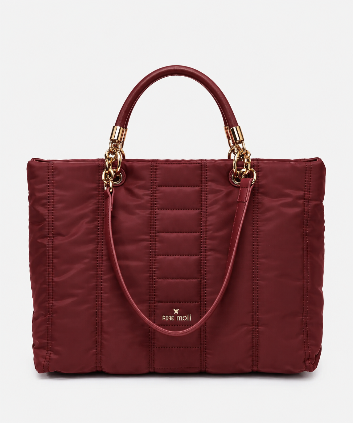 Bolso shopper burdeos Awa PEPE MOLL