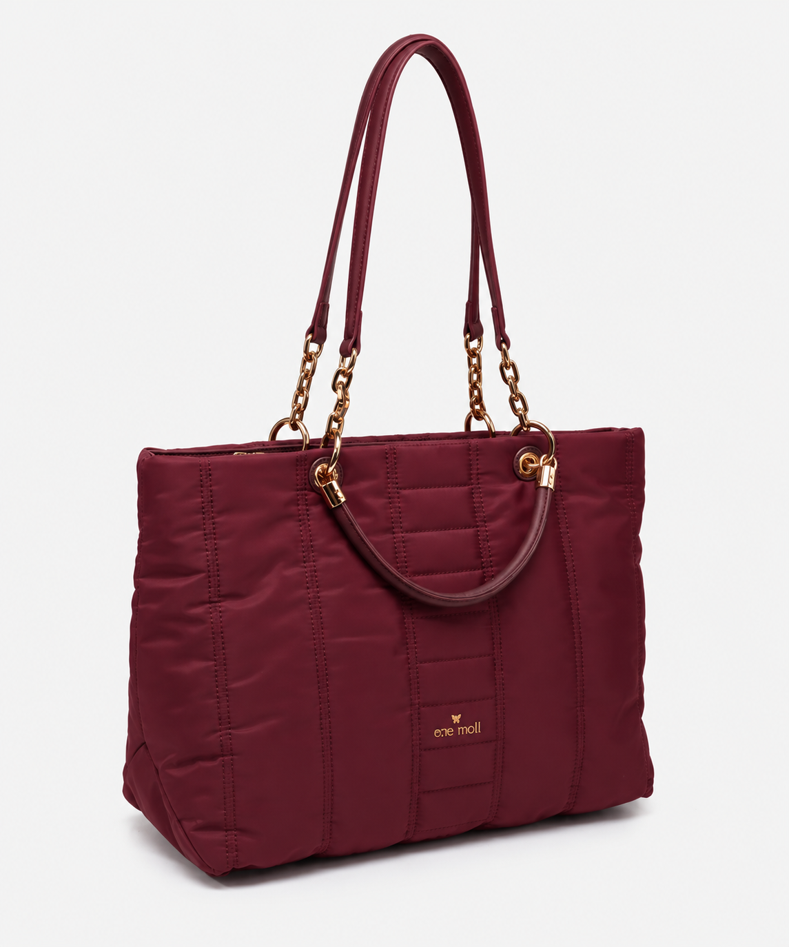 Bolso shopper burdeos Awa PEPE MOLL