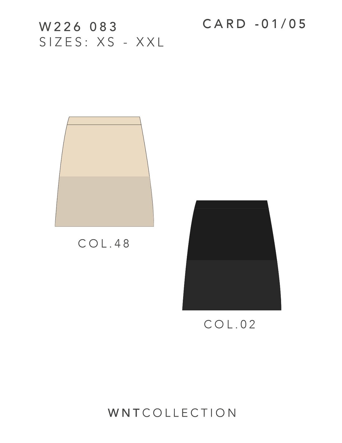 Conjunto falda y jersey dos texturas WNT Collection - Imagen 3