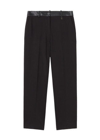 Pantalón fit con cinturilla a contraste LOLA CASADEMUNT