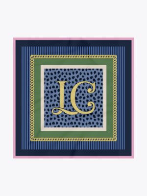 Pañuelo LC blue animal LOLA CASADEMUNT