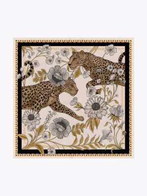 Pañuelo tigres y flores LOLA CASADEMUNT