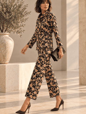 Conjunto estampado Budapest camel K-KOU