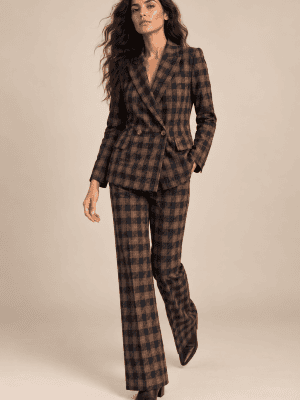Traje de chaqueta cuadros Londres K-KOU