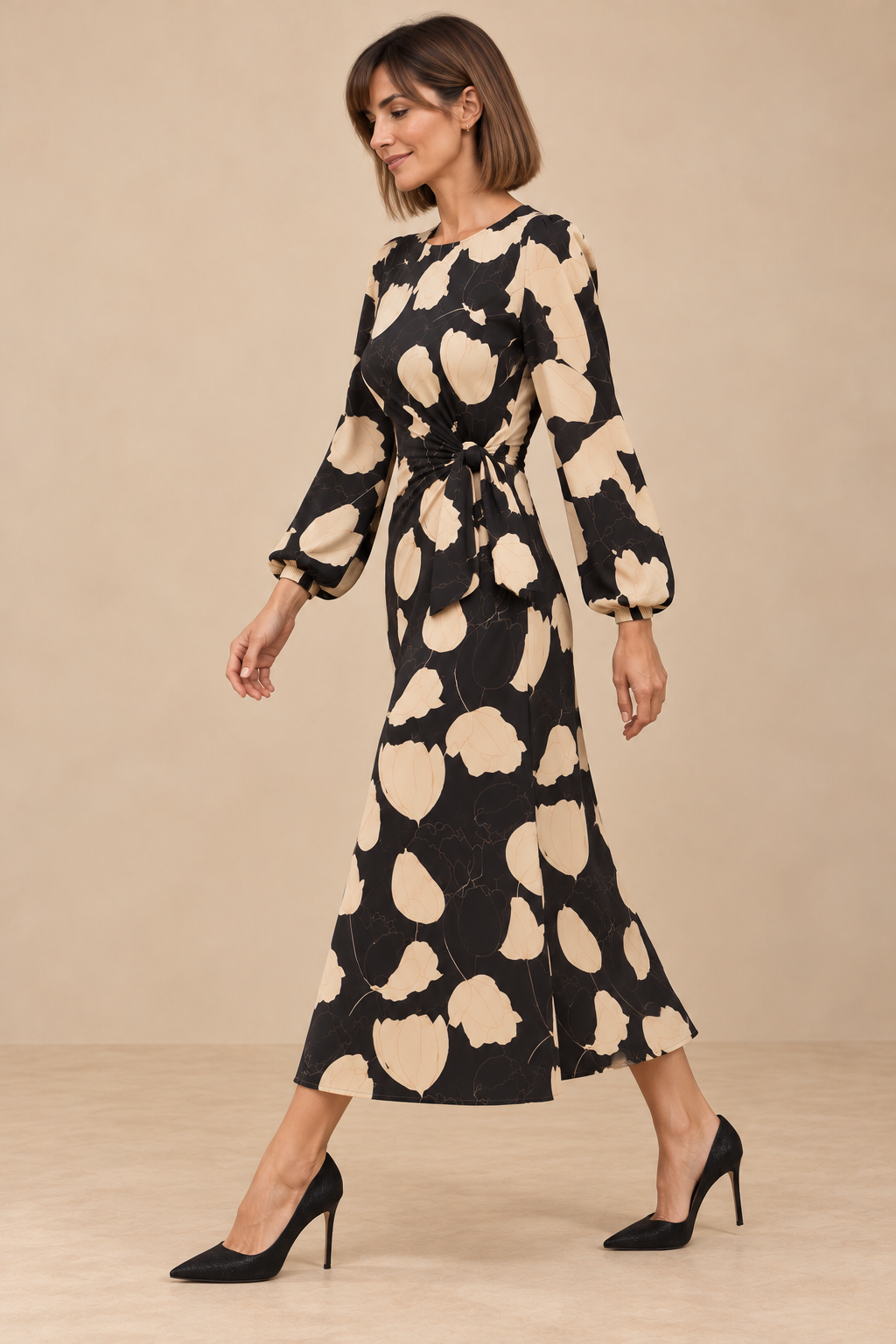 Vestido largo midi Bruselas K-KOA