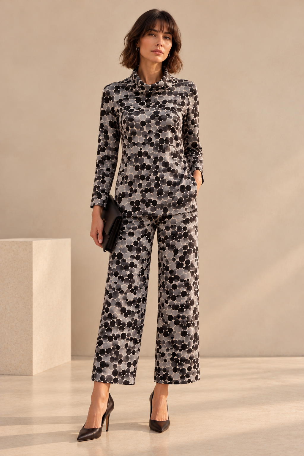 Conjunto estampado Budapest azul K-KOU - Imagen 3