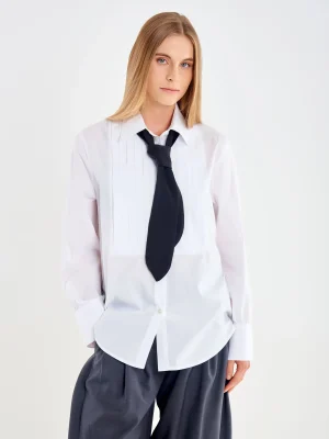 Camisa de plastrón con lavalliere VICOLO