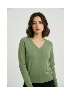 Jersey escote pico menta WNT Collection